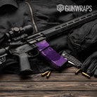 AR-15 Mag & Mag Well Cumulus Elite Purple Gun Skin Vinyl Wrap