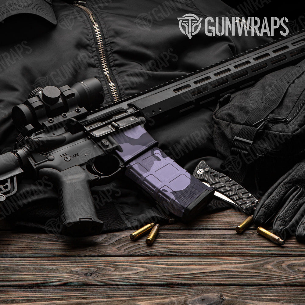 AR-15 Mag & Mag Well Cumulus Lilac Gun Skin Vinyl Wrap