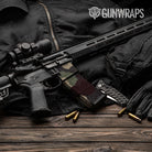 AR-15 Mag & Mag Well Cumulus Militant Blood Gun Skin Vinyl Wrap