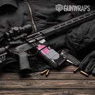AR-15 Mag & Mag Well Cumulus Pink Tiger Gun Skin Vinyl Wrap