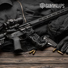 AR-15 Mag & Mag Well Damascus Black Gun Skin Vinyl Wrap