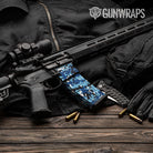 AR-15 Mag & Mag Well Digital Baby Blue Gun Skin Vinyl Wrap