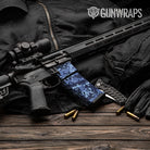 AR-15 Mag & Mag Well Digital Blue Urban Night Gun Skin Vinyl Wrap