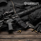 AR-15 Mag & Mag Well Digital Elite Black Gun Skin Vinyl Wrap