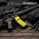 AR-15 Mag & Mag Well Digital Elite Yellow Gun Skin Vinyl Wrap
