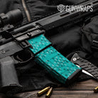 AR-15 Mag & Mag Well Eclipse Elite Tiffany Blue Gun Skin Vinyl Wrap
