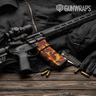 AR-15 Mag & Mag Well Erratic Autumn Gun Skin Vinyl Wrap