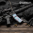 AR-15 Mag & Mag Well Erratic Cotton Candy Gun Skin Vinyl Wrap