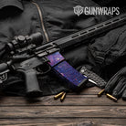 AR-15 Mag & Mag Well Galaxy Fire Gun Skin Vinyl Wrap