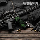 AR-15 Mag & Mag Well Galaxy Green Gun Skin Vinyl Wrap