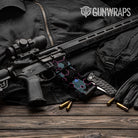 AR-15 Mag & Mag Well Hex DNA Magenta Frost Gun Skin Vinyl Wrap