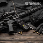 AR-15 Mag & Mag Well Hex DNA Yellow Gun Skin Vinyl Wrap