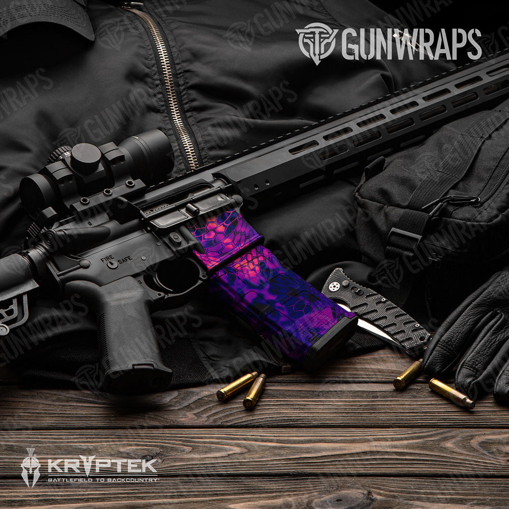 AR-15 Mag & Mag Well Kryptek Infrared Gun Skin Vinyl Wrap