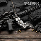 AR-15 Mag & Mag Well Nature Snowstorm Gun Skin Vinyl Wrap
