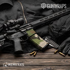 AR-15 Mag & Mag Well Nemesis Woodlands Wolf Gun Skin Vinyl Wrap