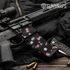 AR-15 Mag & Mag Well Paintball Pink Tiger Gun Skin Vinyl Wrap