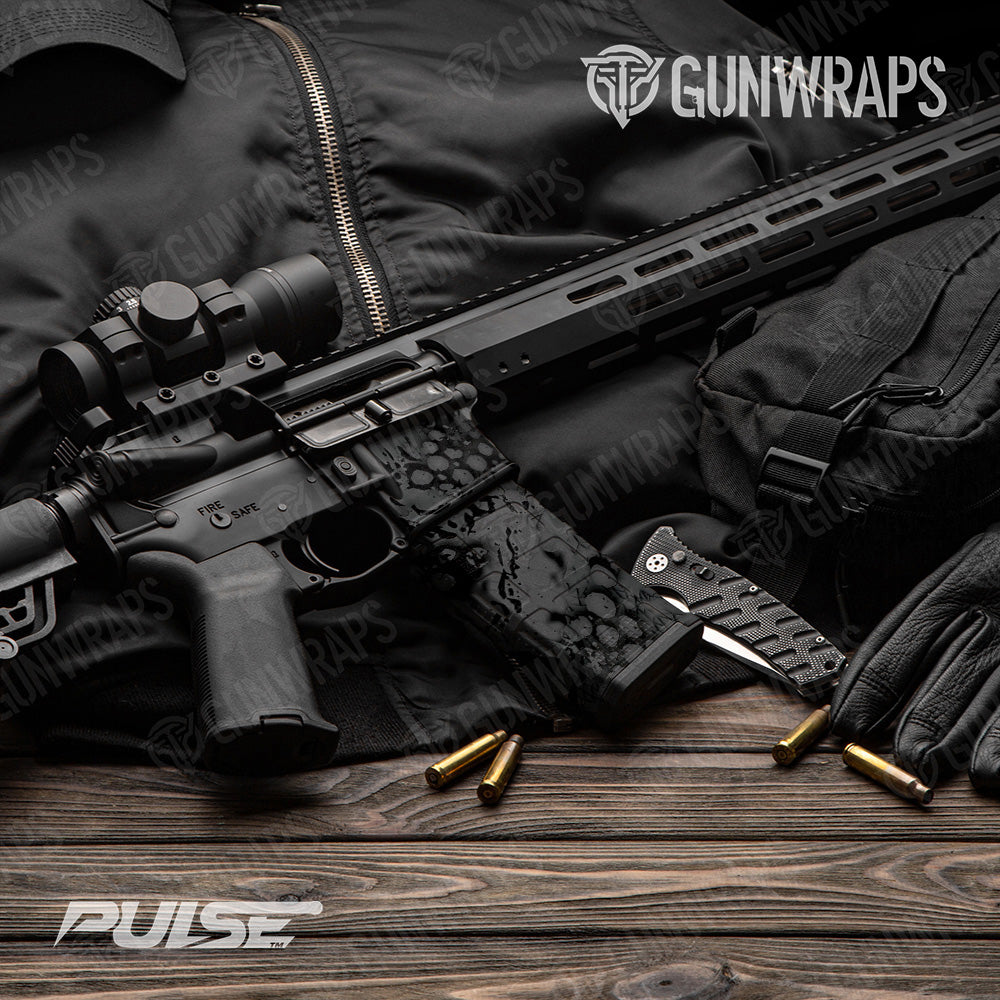 AR-15 Mag & Mag Well Pulse Midnight Gun Skin Vinyl Wrap