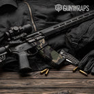 AR-15 Mag & Mag Well Ragged Militant Charcoal Gun Skin Vinyl Wrap
