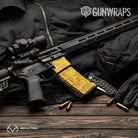 AR-15 Mag & Mag Well Realtree WAV3 Sunflower Gun Skin Vinyl Wrap