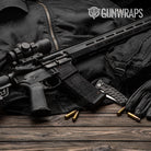 AR-15 Mag & Mag Well Rust 3D Black Gun Skin Vinyl Wrap