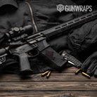 AR-15 Mag & Mag Well Shattered Elite Black Gun Skin Vinyl Wrap