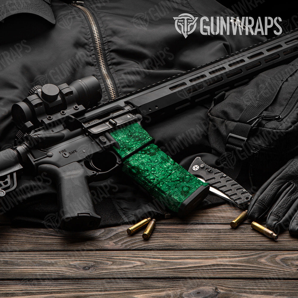 AR-15 Mag & Mag Well Toadaflage Green Gun Skin Vinyl Wrap