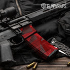 AR-15 Mag & Mag Well Trigon Elite Red Gun Skin Vinyl Wrap