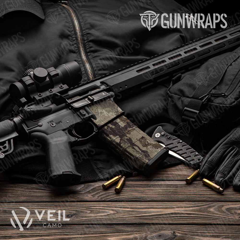 AR-15 Mag & Mag Well Veil Cervidae Gun Skin Vinyl Wrap