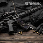 AR-15 Mag & Mag Well Vietnam Tiger Stripe Militant Blue Gun Skin Vinyl Wrap