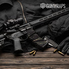 AR-15 Mag & Mag Well Vietnam Tiger Stripe Militant Charcoal Gun Skin Vinyl Wrap