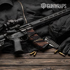 AR-15 Mag & Mag Well Vietnam Tiger Stripe Militant Copper Gun Skin Vinyl Wrap