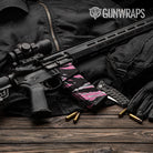 AR-15 Mag & Mag Well Vietnam Tiger Stripe Pink Tiger Gun Skin Vinyl Wrap