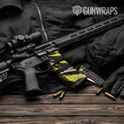 AR-15 Mag & Mag Well Vietnam Tiger Stripe Yellow Tiger Gun Skin Vinyl Wrap