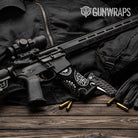 AR-15 Mag Bandana Black And White Gun Skin Vinyl Wrap