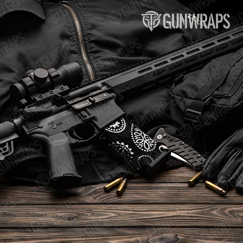 Bandana AR-15 Mag Gun Skin Vinyl Wraps
