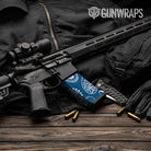 AR-15 Mag Bandana Blue And White Gun Skin Vinyl Wrap