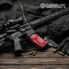 AR-15 Mag Bandana Red And White Gun Skin Vinyl Wrap