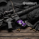 AR-15 Mag Classic Purple Tiger Gun Skin Vinyl Wrap