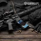 AR-15 Mag Cumulus Baby Blue Gun Skin Vinyl Wrap