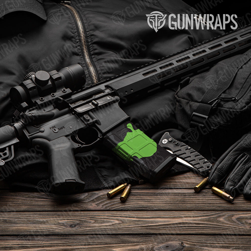 AR-15 Mag Cumulus Metro Green Gun Skin Vinyl Wrap