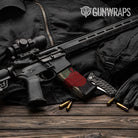 AR-15 Mag Cumulus Militant Red Gun Skin Vinyl Wrap