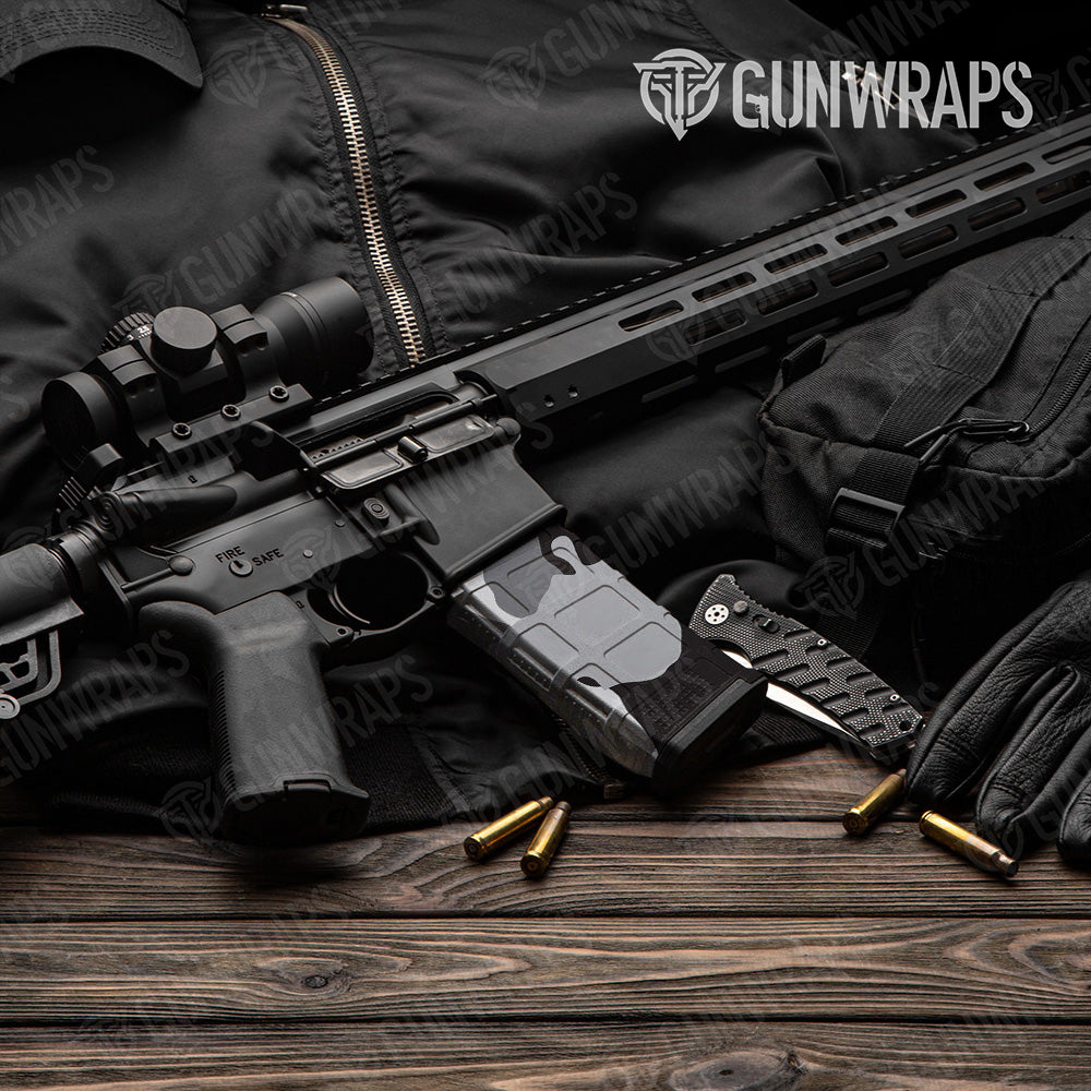 AR-15 Mag Cumulus Urban Night Gun Skin Vinyl Wrap
