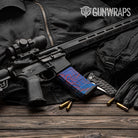 AR-15 Mag Damascus Fire And Ice Gun Skin Vinyl Wrap