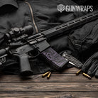 AR-15 Mag Damascus Purple Gun Skin Vinyl Wrap