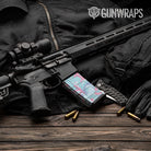 AR-15 Mag Erratic Cotton Candy Gun Skin Vinyl Wrap