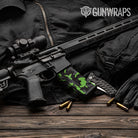 AR-15 Mag Erratic Metro Green Gun Skin Vinyl Wrap