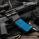 AR-15 Mag Hex Electric Blue Gun Skin Vinyl Wrap