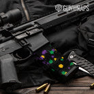 AR-15 Mag Paintball Mardi Gras Gun Skin Vinyl Wrap