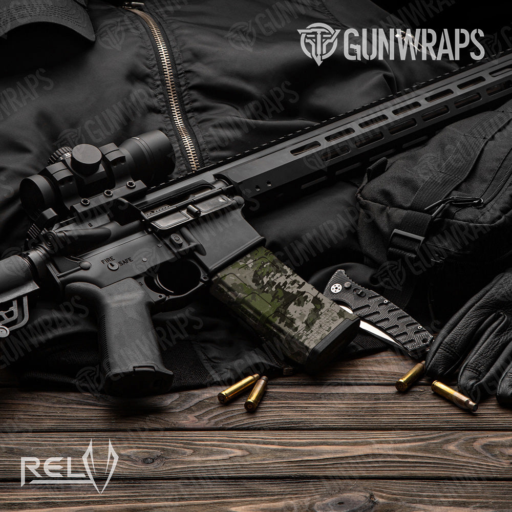 AR-15 Mag RELV Tunnel Rat Gun Skin Vinyl Wrap