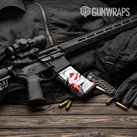 Sharp Camo AR-15 Mag Gun Skin Vinyl Wraps